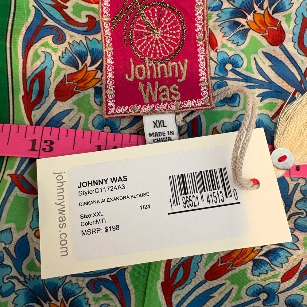 Johnny Was NWT
DISKANA ALEXANDRA BLOUSE, XXL - Picture 8 of 10